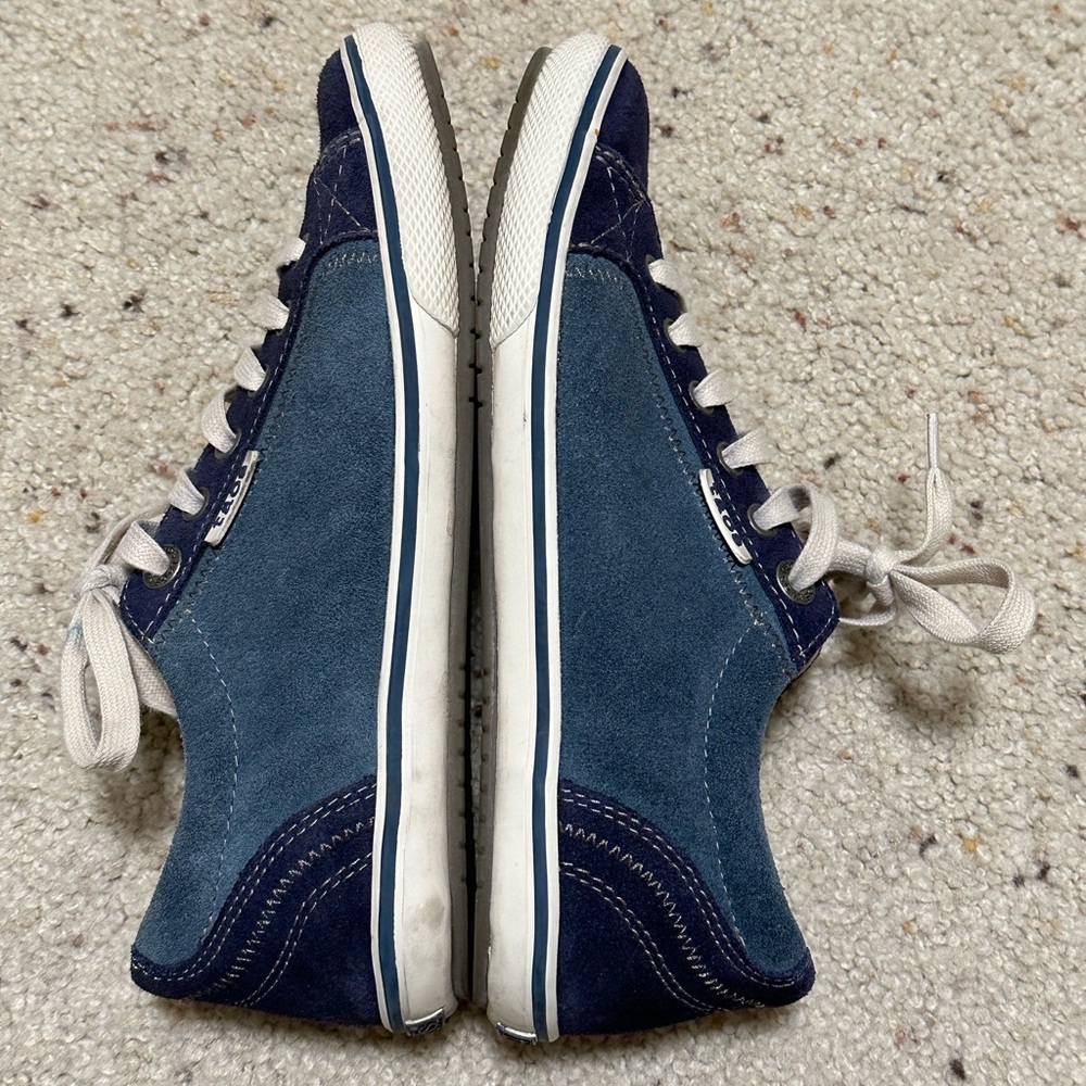 Taos Women's Retro Star Casual Sneakers - Blue Suede size 7.5 - Picture 5 of 9